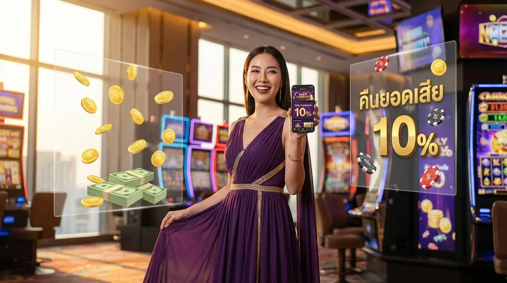 โปรโมชั่นคืนยอดเสีย Cat999 รับ 10% ทุกสัปดาห์